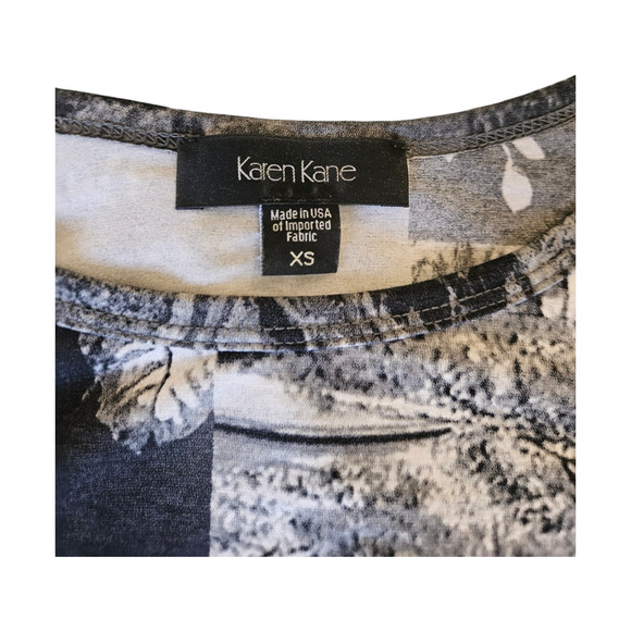 Karen Kane XS  Black And White Long Sleeve Shirt - Picture 2 of 8